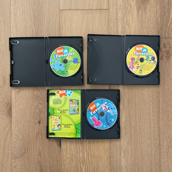 Vintage Nickelodeon Nick Jr Favorites 1, 2, 3 DVD Movie 2005 2006 Blue’s Clues - Picture 3 of 7